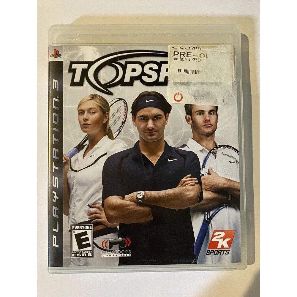Top Spin 3 Sony PlayStation 3 PS3 Tennis Complete With Manual Tested Topspin